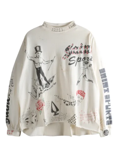 SAINT MXXXXXX Drawing T-Shirt