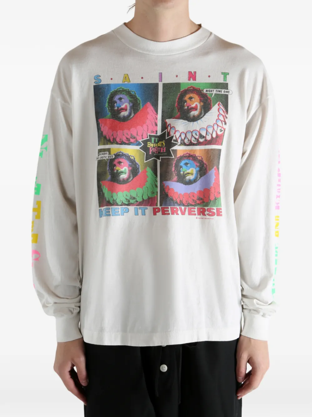 SAINT MXXXXXX Keep It T-Shirt - Wit