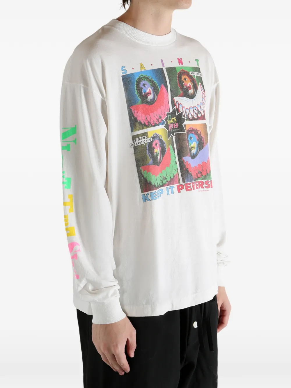 SAINT MXXXXXX Keep It T-shirt Wit