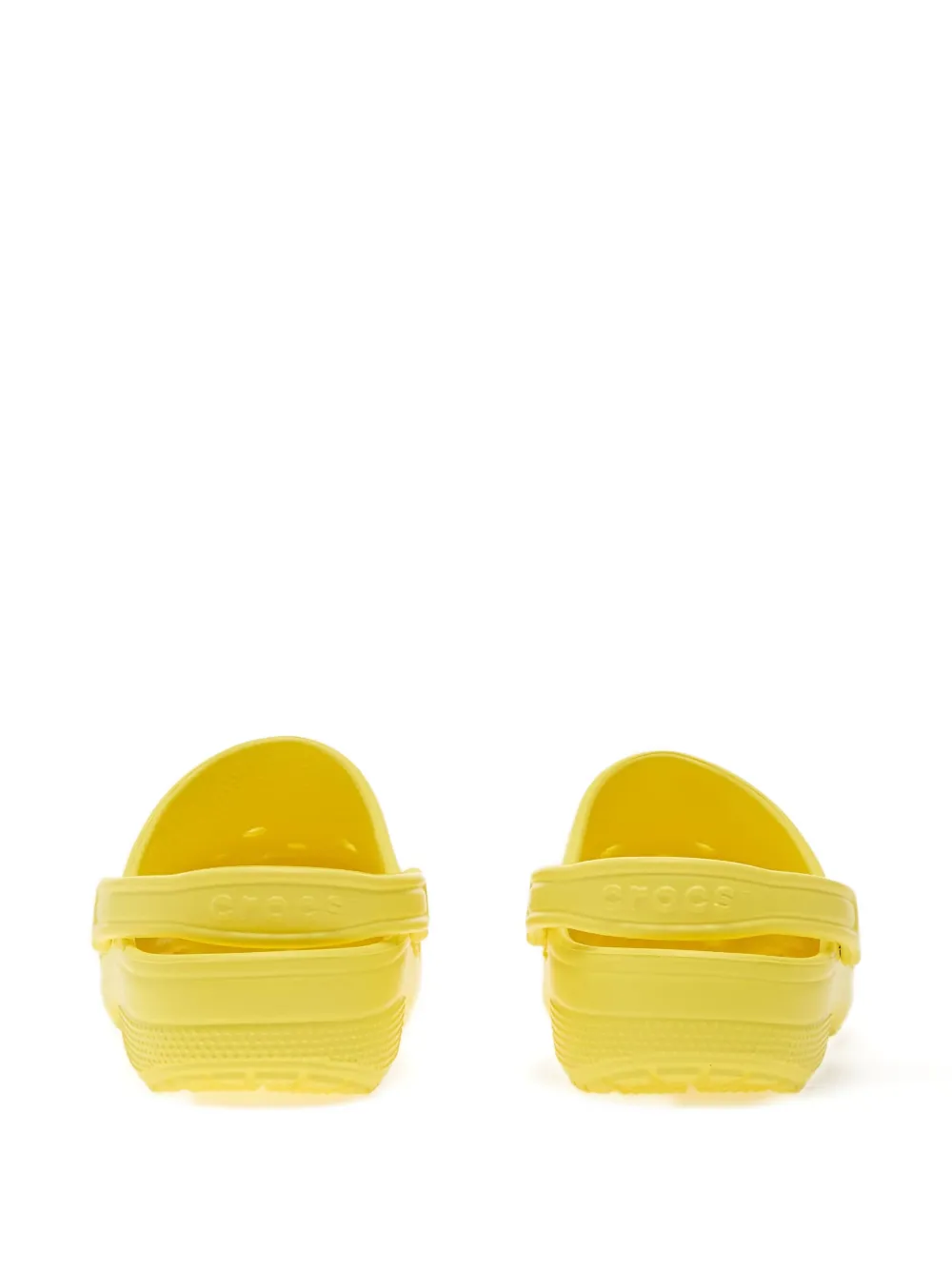 Crocs Classic Perforated Clogs In Yellow