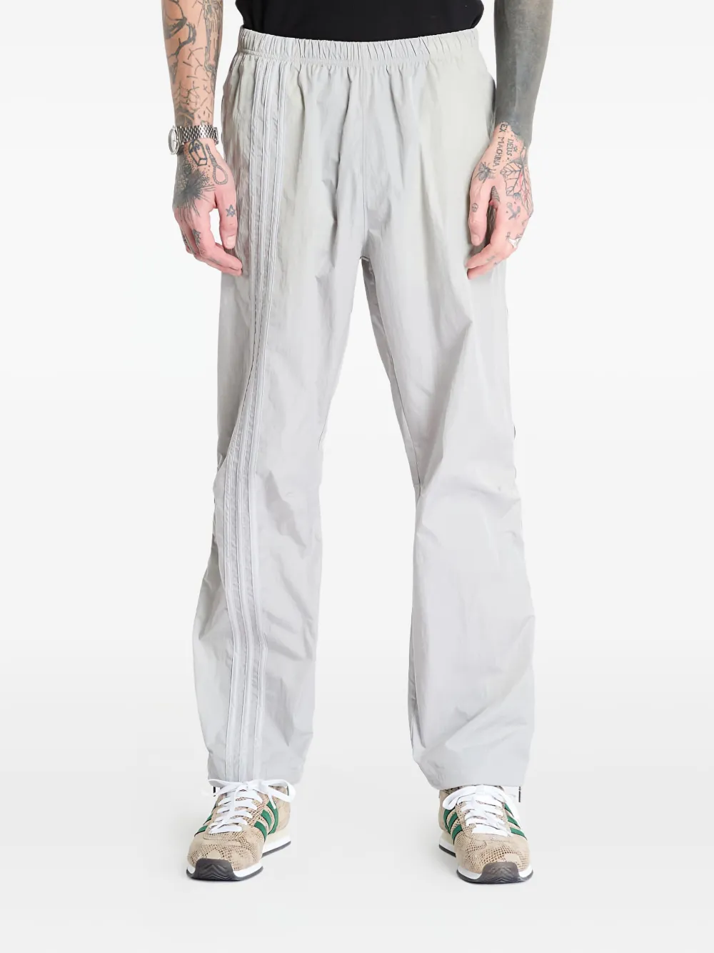 adidas side-zip track pants Grijs