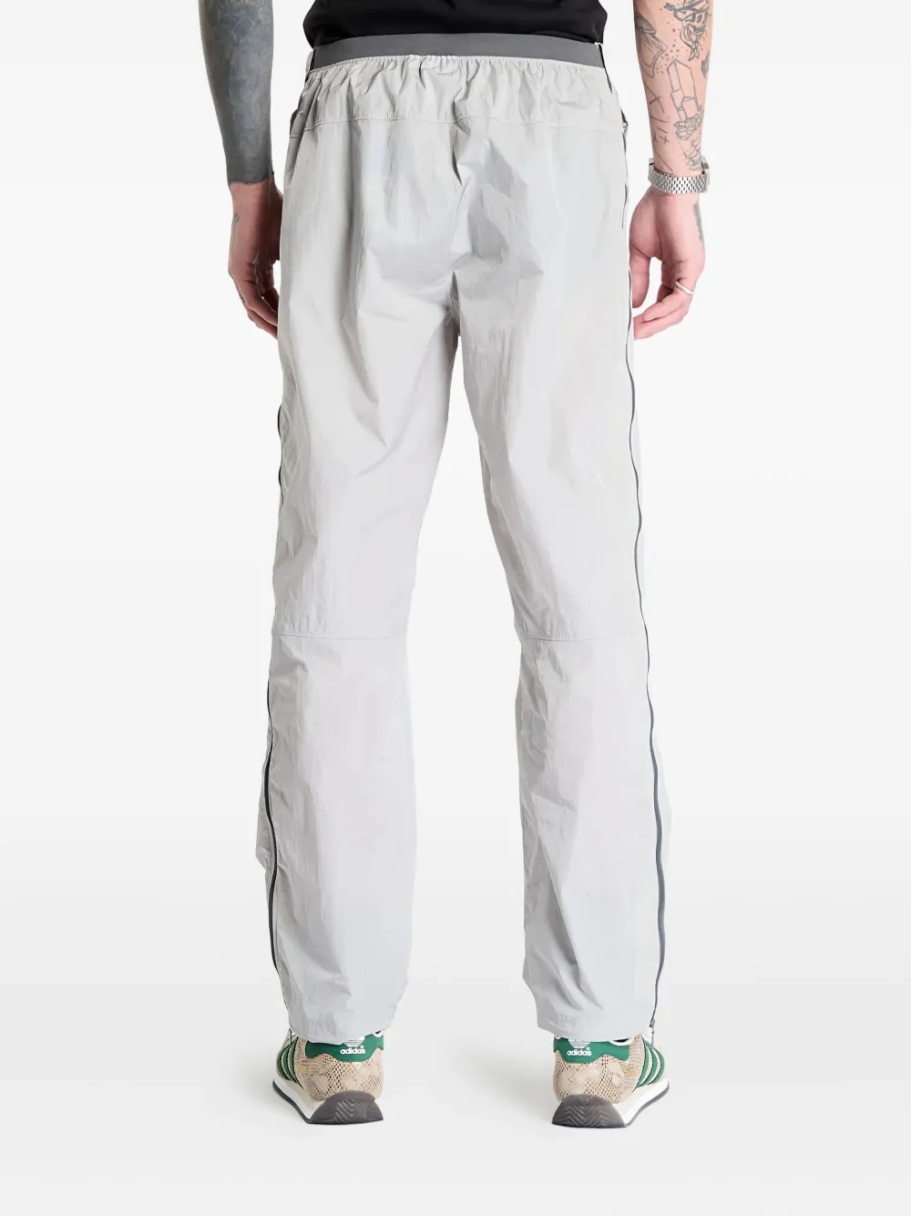 adidas side-zip track pants Grijs