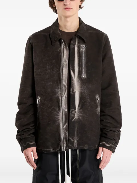Rick Owens DRKSHDW concealed-zip jacket