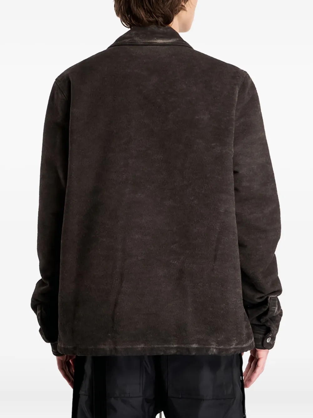 Rick Owens DRKSHDW Jack met verborgen rits Bruin