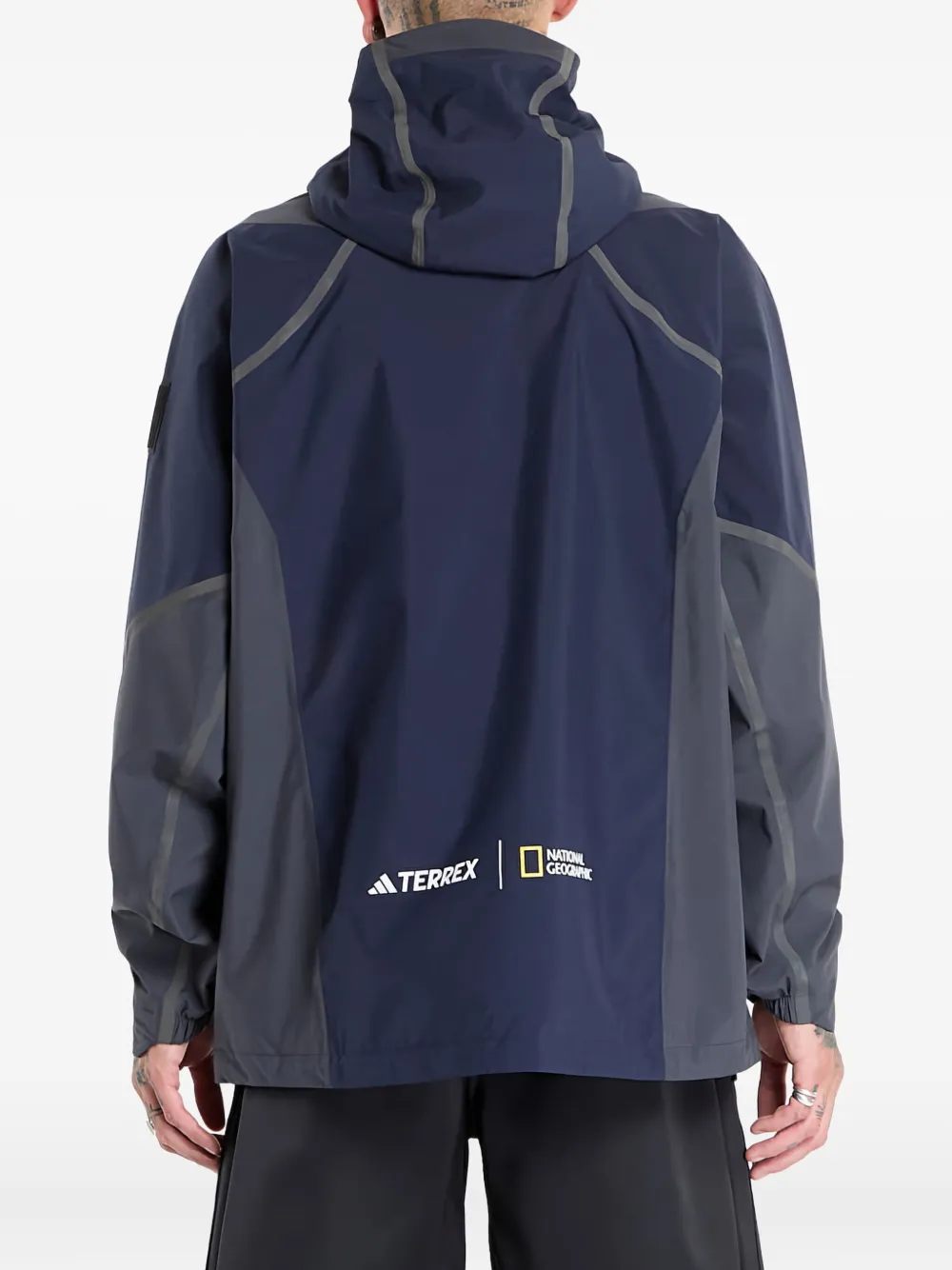 adidas x National Geographic Climaproof jack Blauw