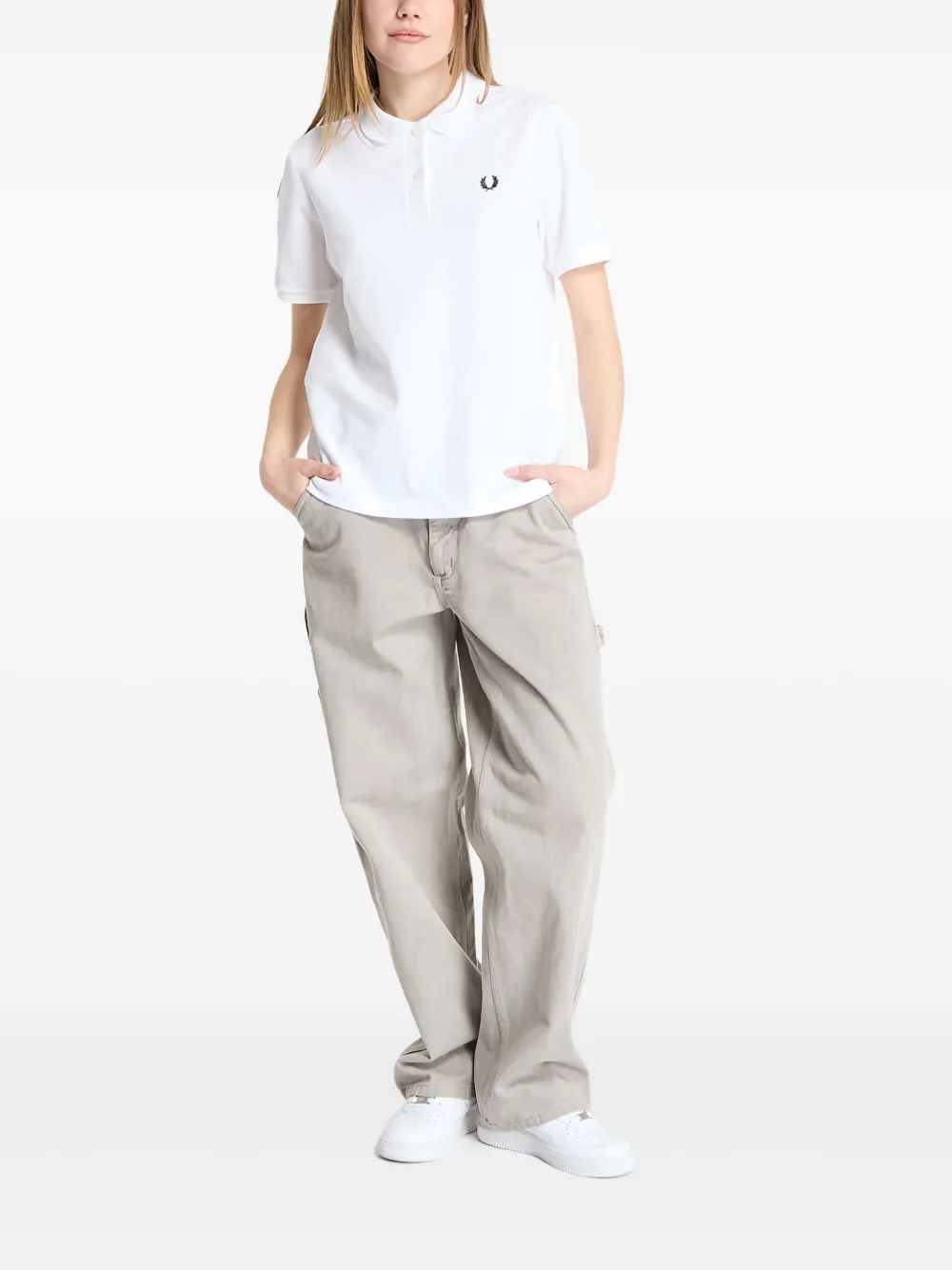 Fred Perry G6000 polotop Wit