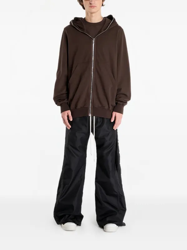 Rick Owens DRKSHDW Jumbo Gimp Hoodie | Brown | FARFETCH