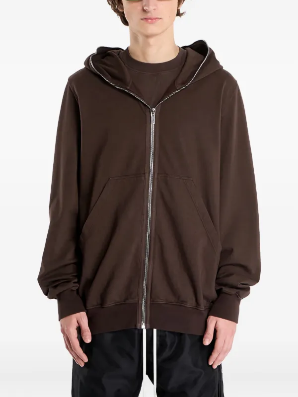 Rick Owens DRKSHDW Jumbo Gimp Hoodie | Brown | FARFETCH