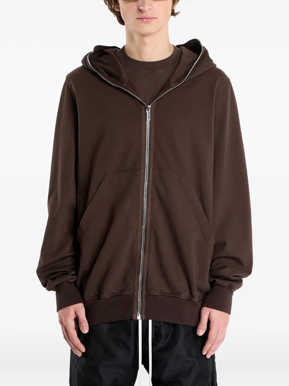 Rick Owens DRKSHDW Jumbo Gimp hoodie | Brown | Image 1