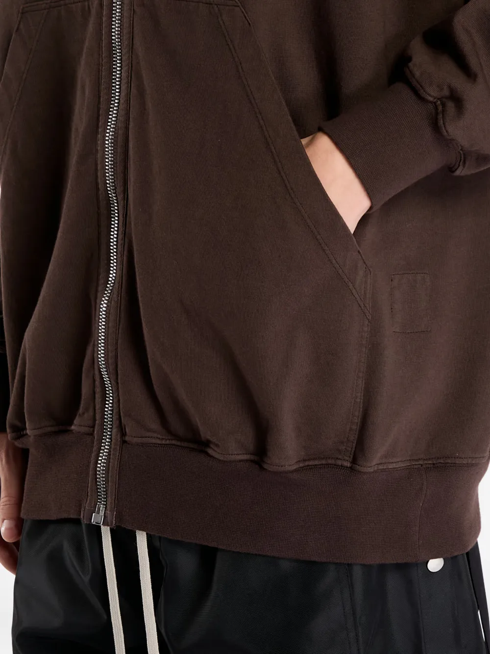Rick Owens DRKSHDW Jumbo Gimp hoodie Bruin