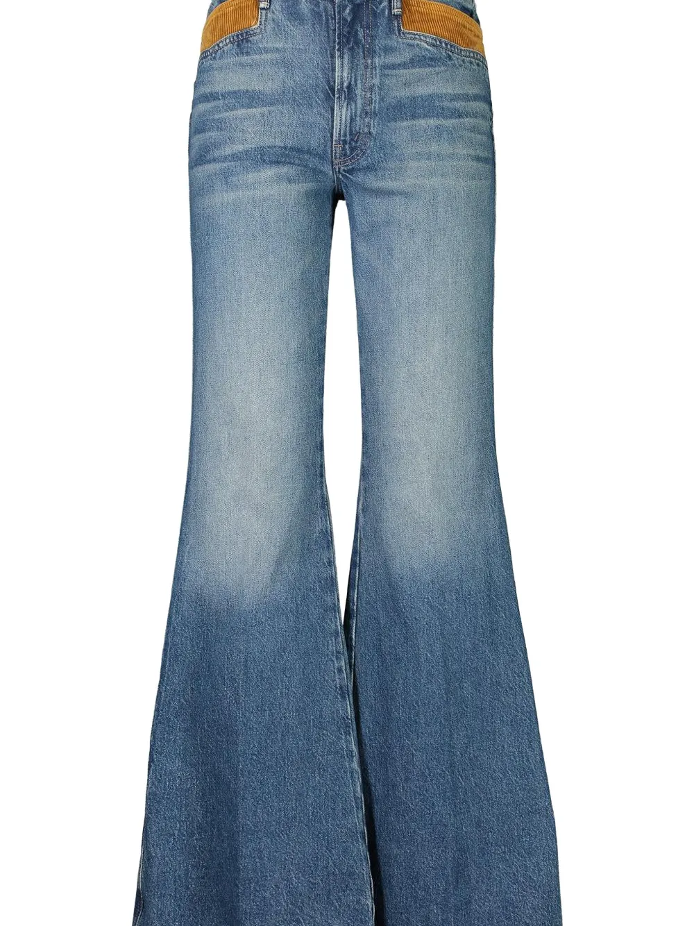 MOTHER Pointy Pocket Doozy Heel jeans - Blauw