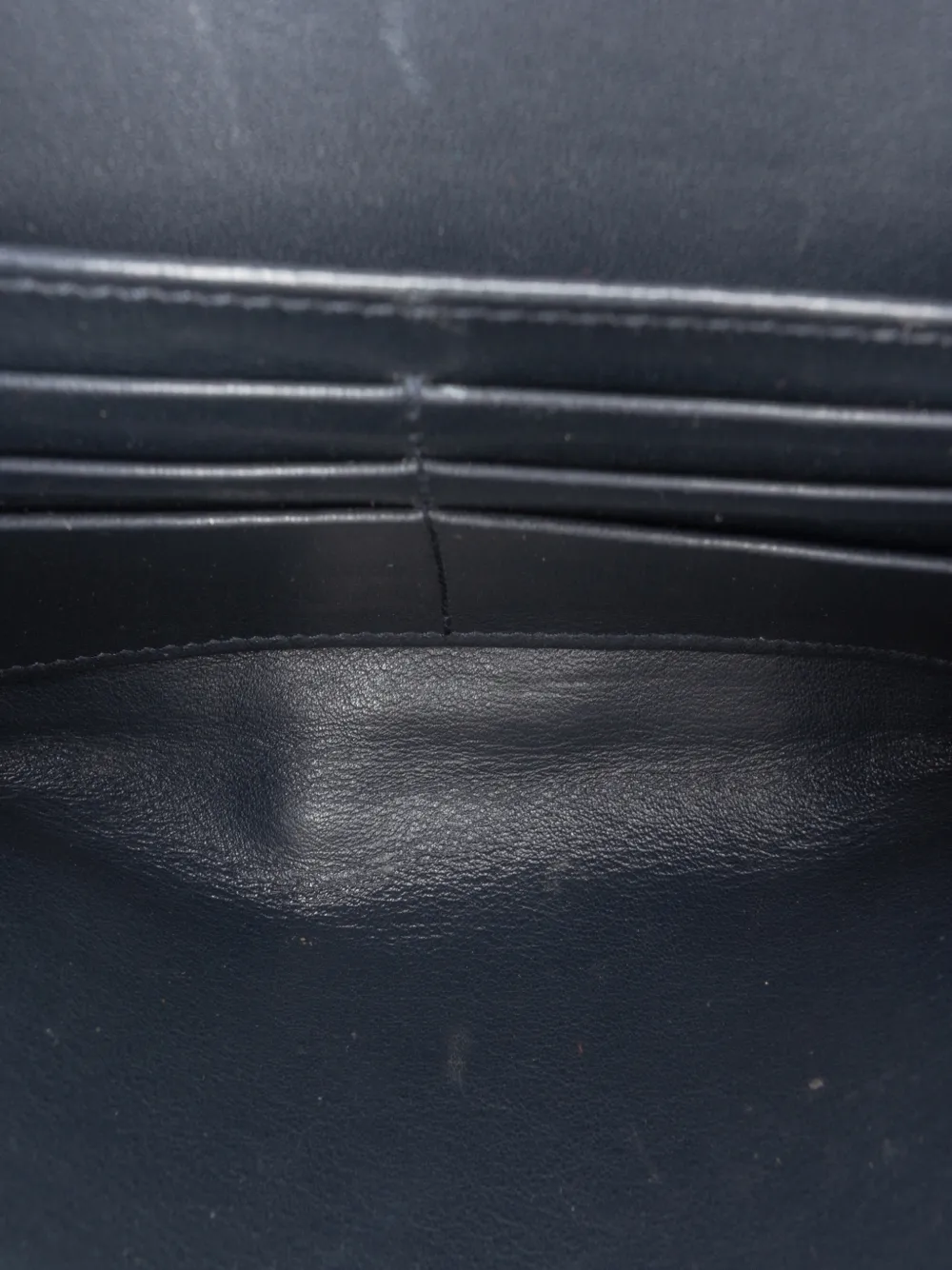 Pre-owned Dior 2021 Oblique Canvas Saddle Wallet On Chain Crossbody Bag In Blue