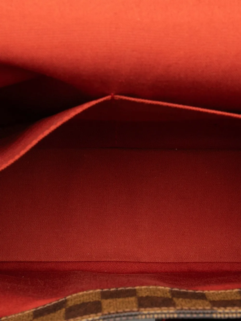 LOUIS VUITTON Pre-owned 1999 Damier Ebene Broadway Satchel In Brown