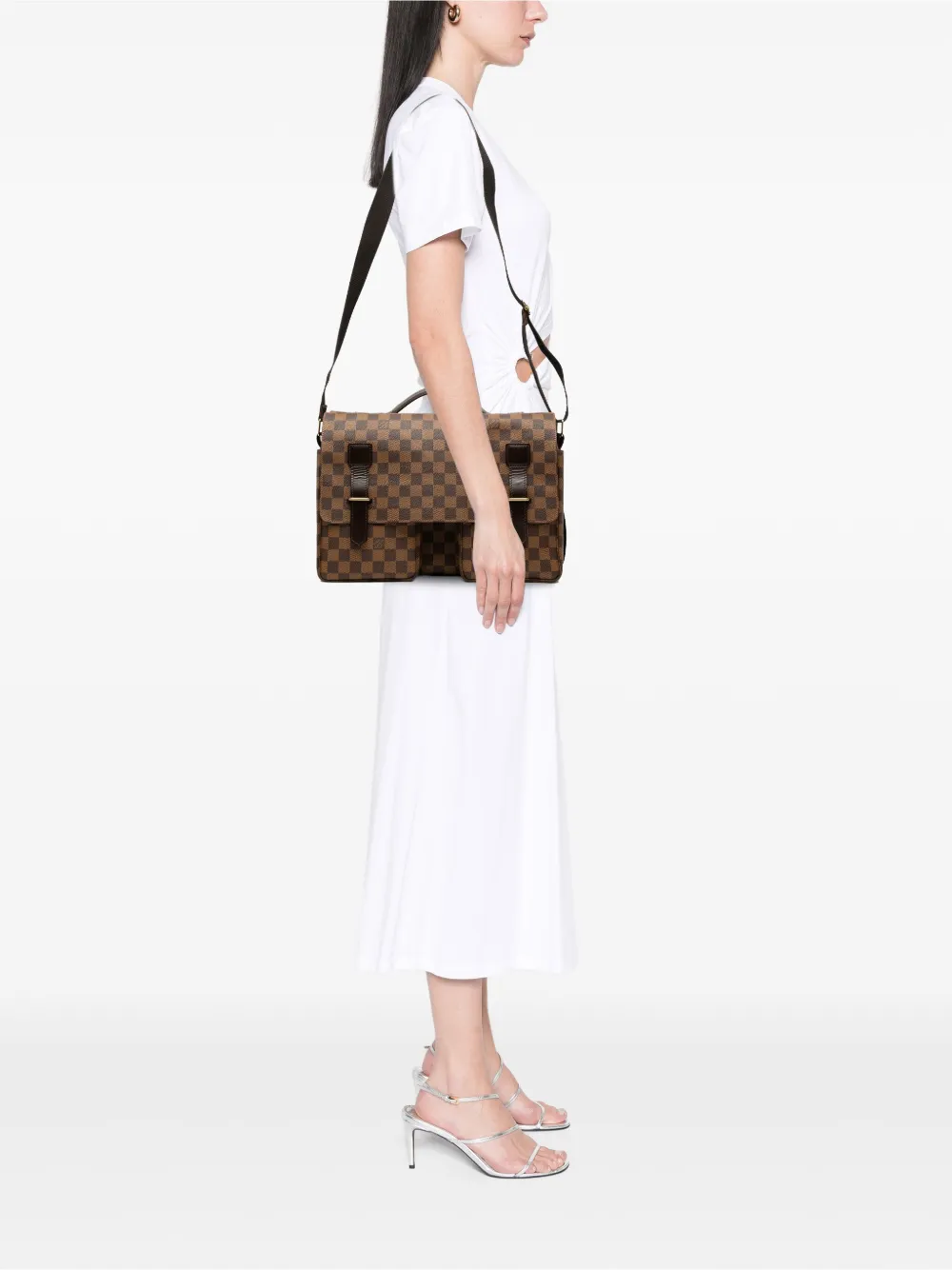 Louis Vuitton Pre-Owned 1999 Damier Ebene Broadway satchel | Pre-Owned | Image 2