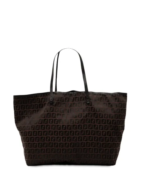 Fendi Pre-Owned 2000-2025 Medium Zucchino Canvas Roll tote bag