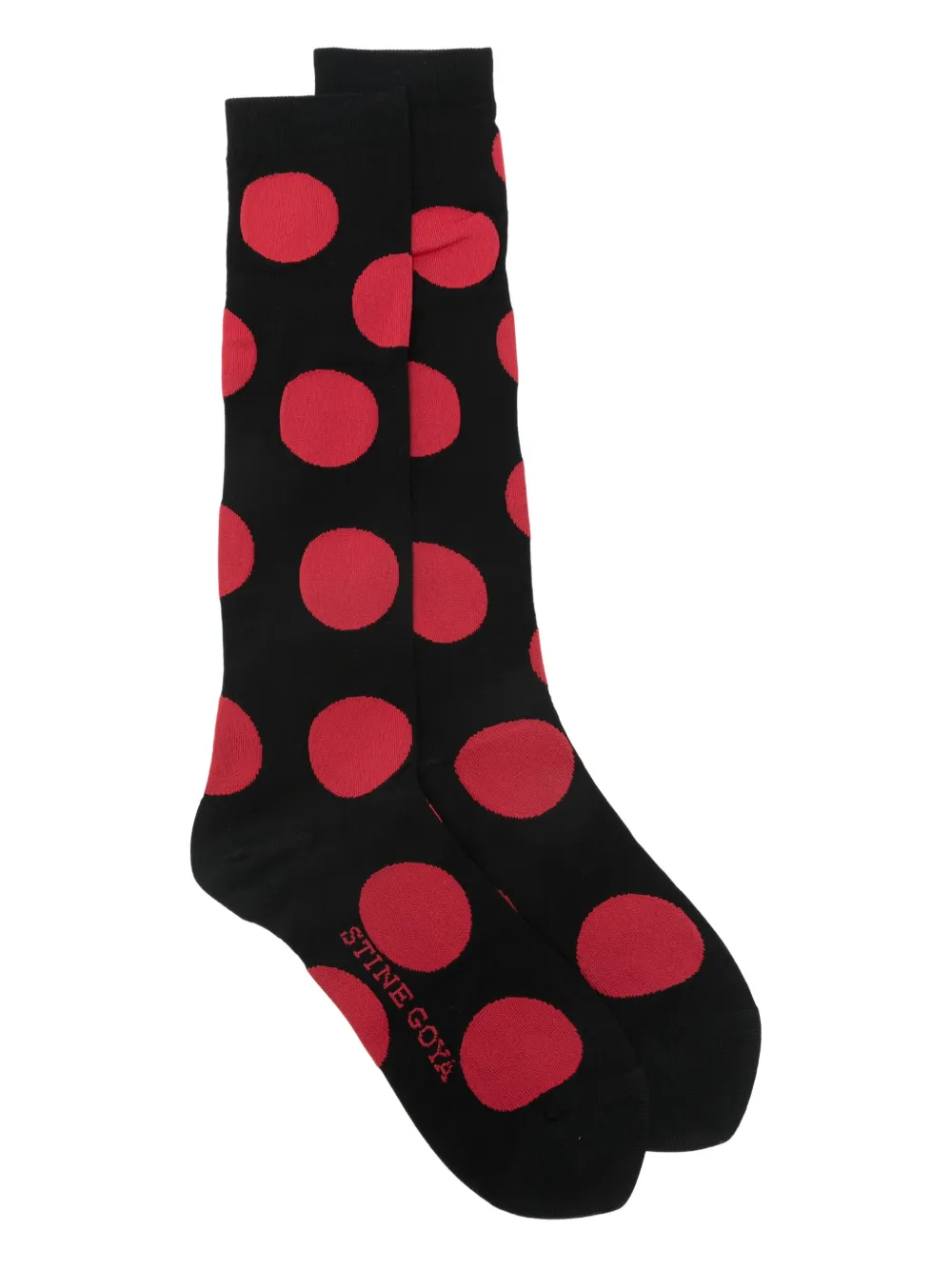 Stine Goya polka-dot socks | Black | Image 1