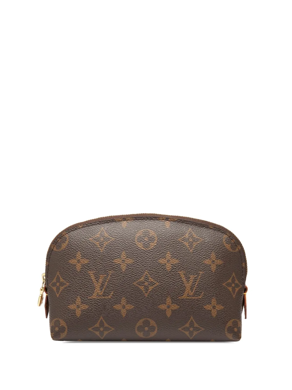 Pre-owned Louis Vuitton 2019 Monogram Cosmetic Pm Pouch In Brown