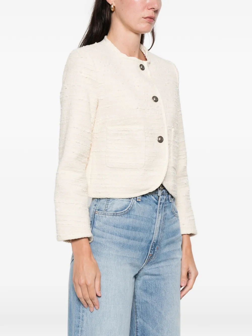 Ba&sh Alfie Buttoned Jacket In Multi