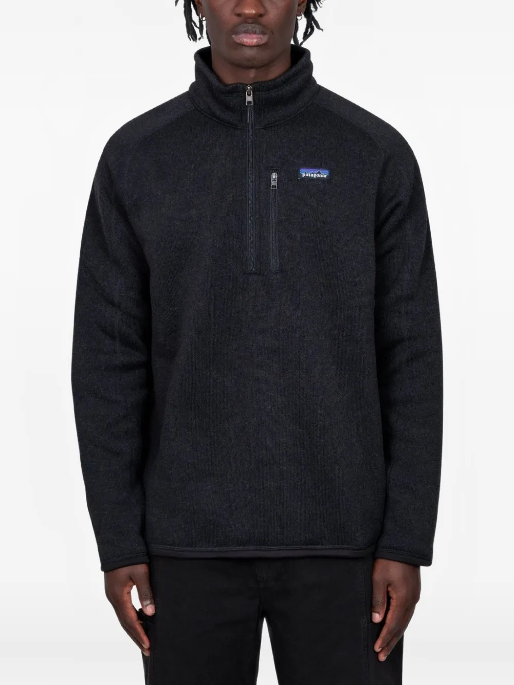 Patagonia sweat à patch logo | noir | Image 1