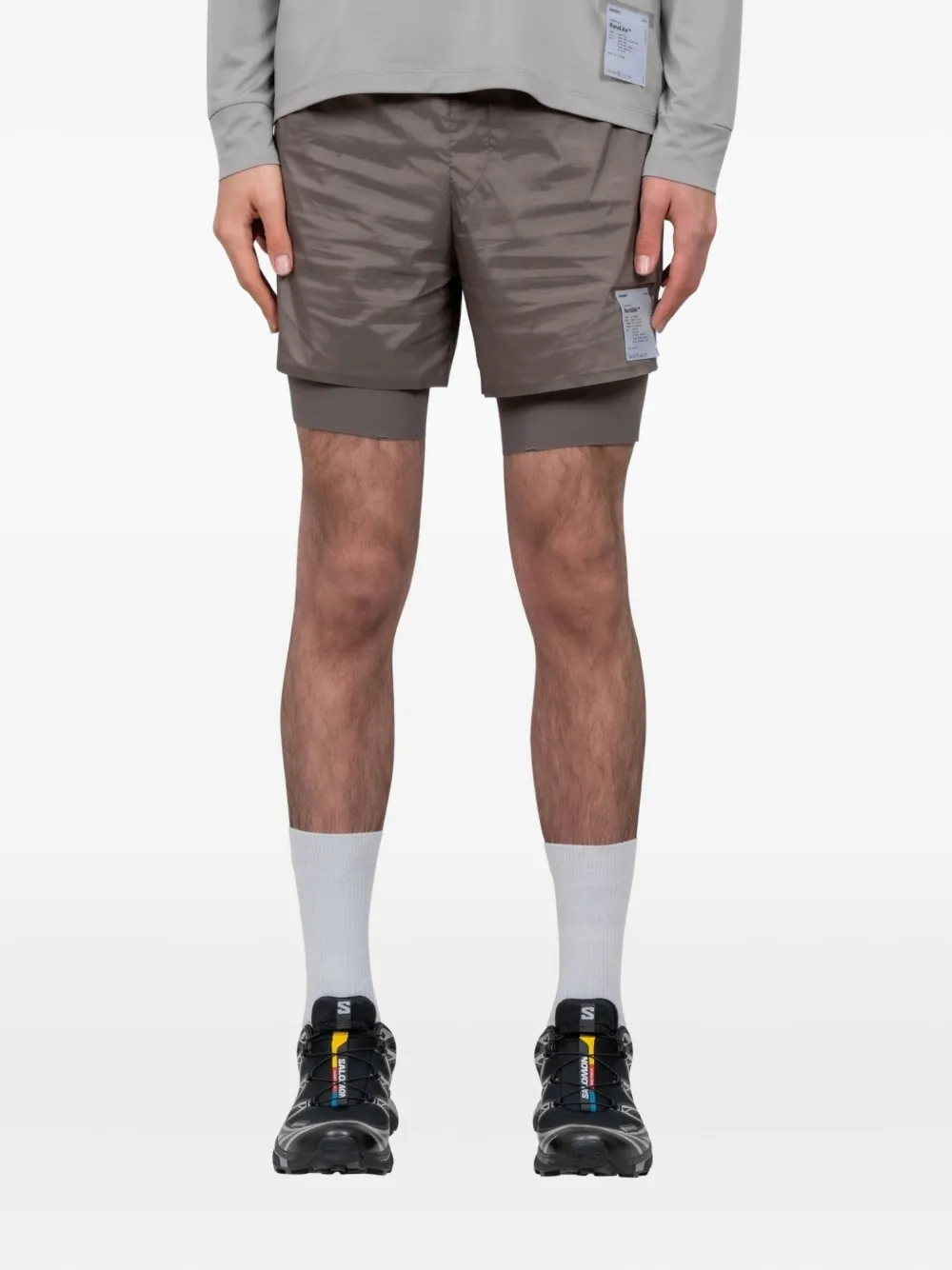 Satisfy TechSilk™ 8'' shorts | grå | Image 1