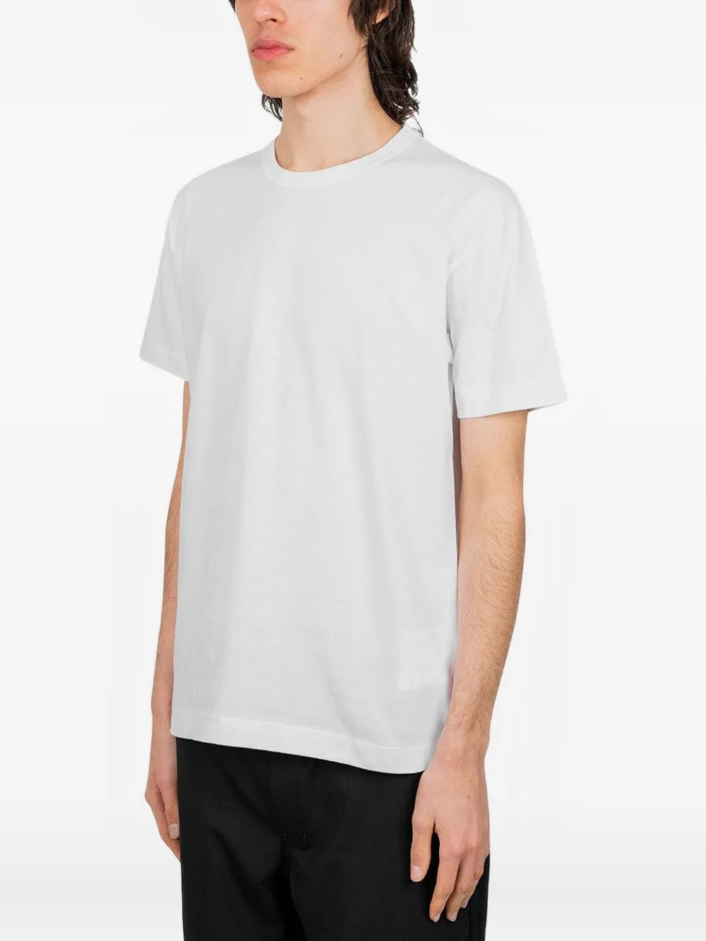 Comme Des Garçons Play heart-appliqué T-shirt - Wit