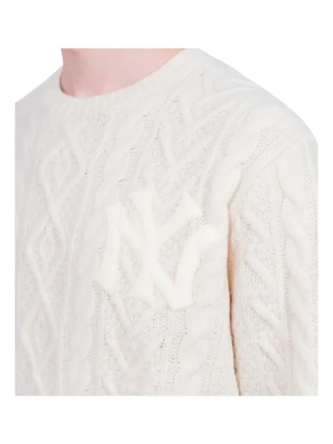 Polo Ralph Lauren suéter en tejido de ochos Yankees