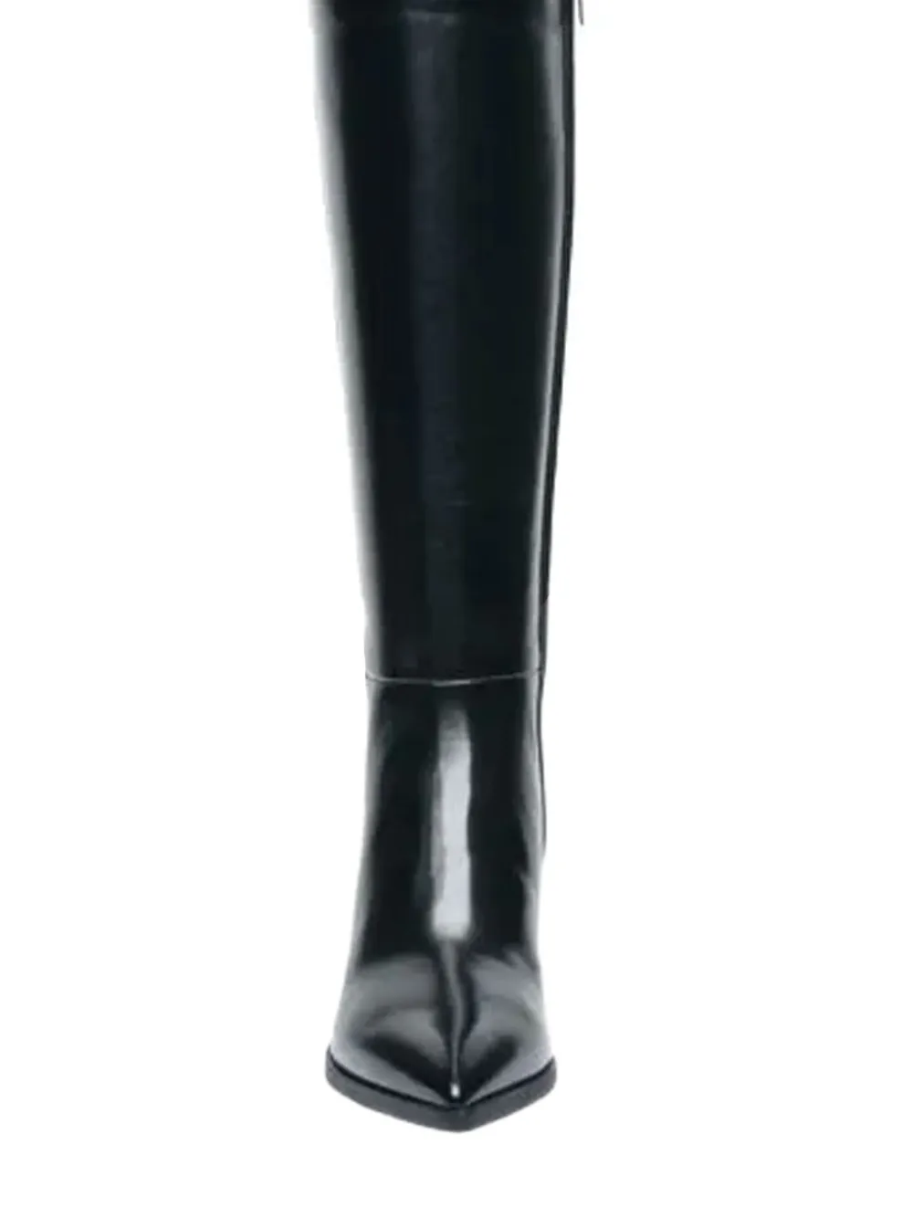 Santoni Pointed Boots In Black