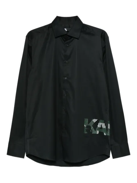 Karl Lagerfeld logo-print shirt