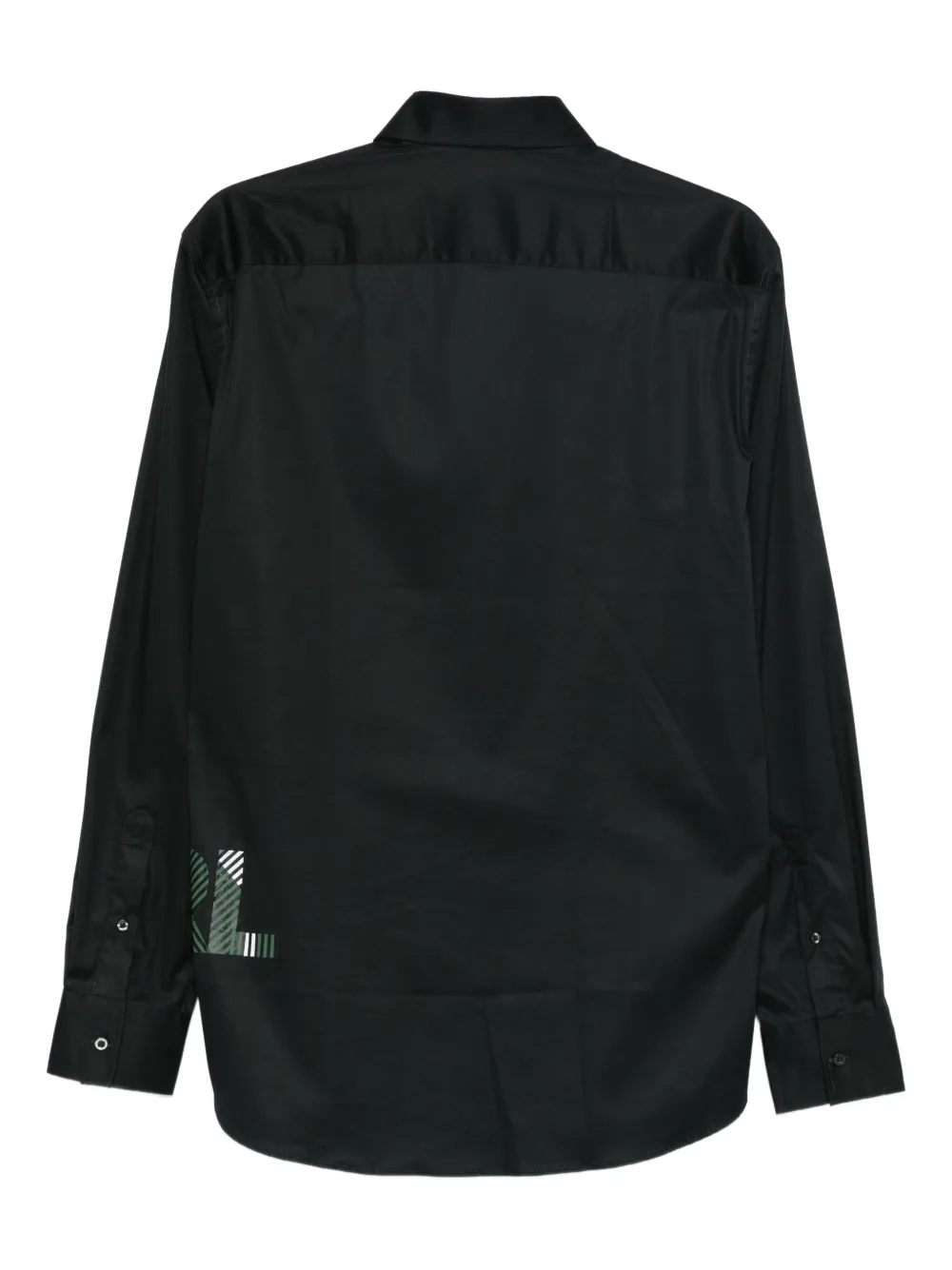 Karl Lagerfeld logo-print shirt - Zwart