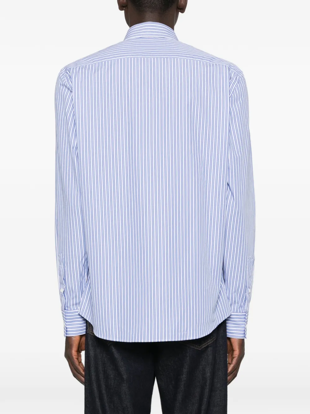 Karl Lagerfeld Gestreept overhemd Blauw