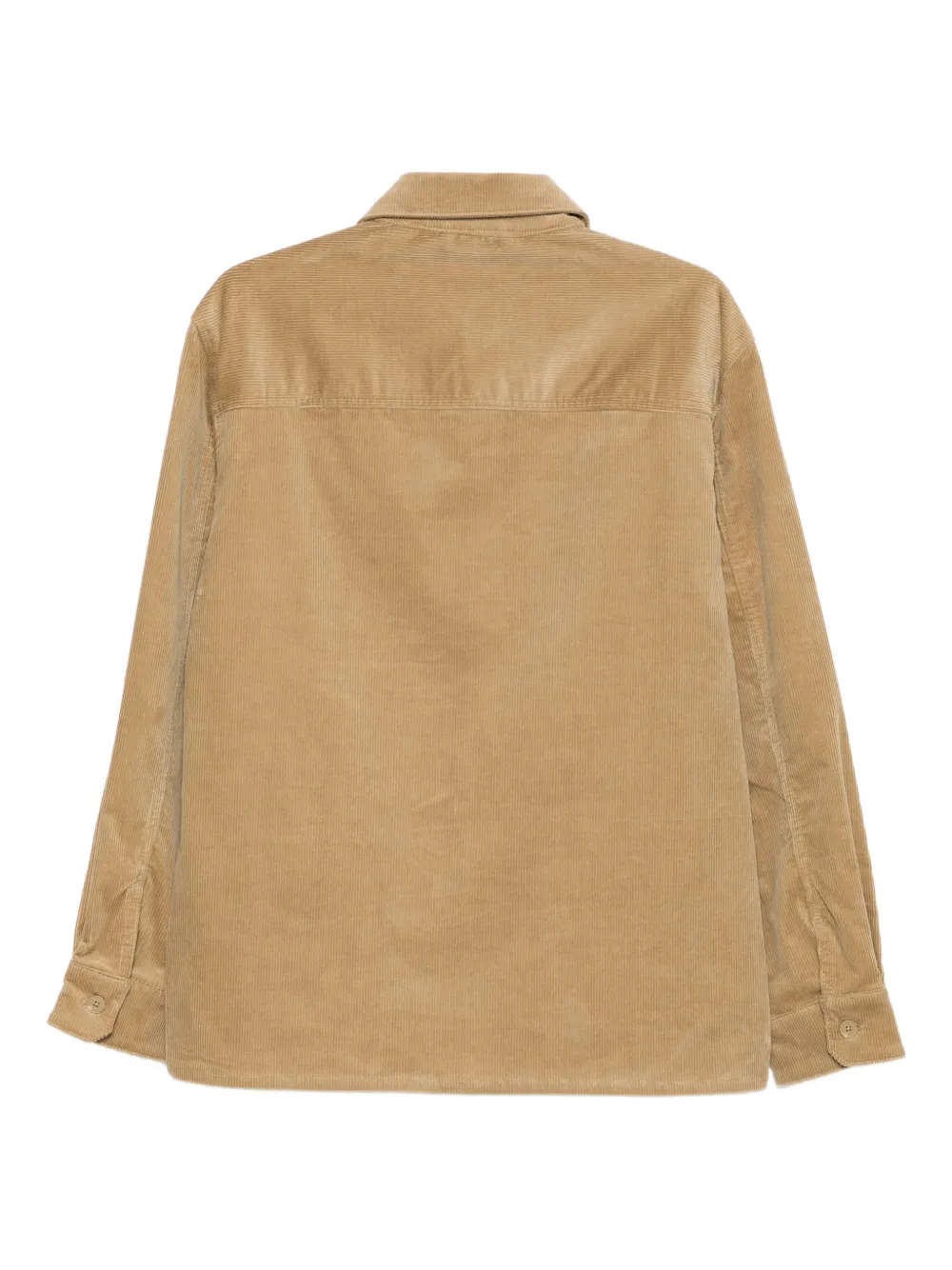 Karl Lagerfeld chest-pockets corduroy shirt - Beige