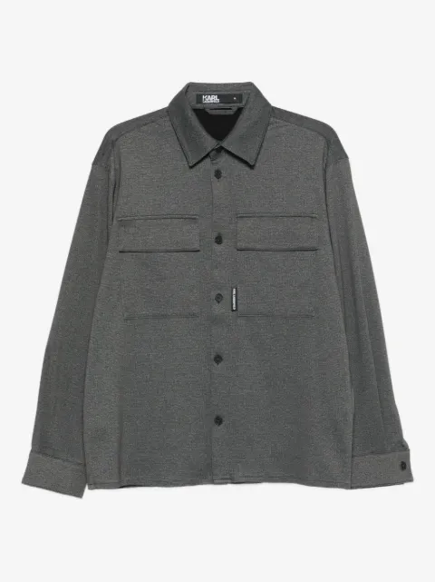 Karl Lagerfeld camisa casual con bolsillo