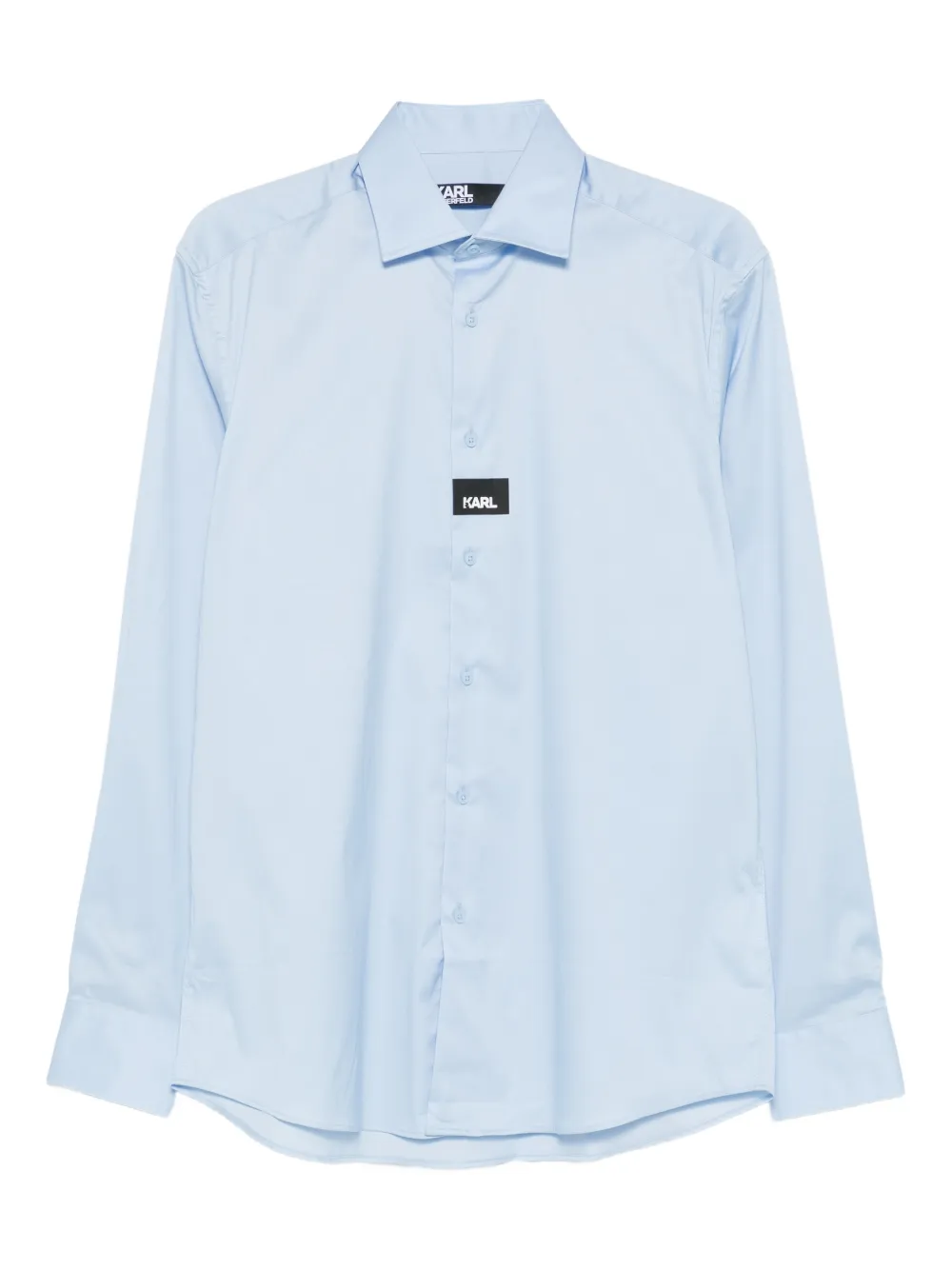 Karl Lagerfeld Logo-print Shirt In Blue