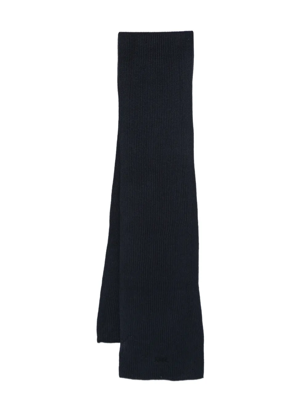 Karl Lagerfeld Logo-embroidered Scarf In Blue