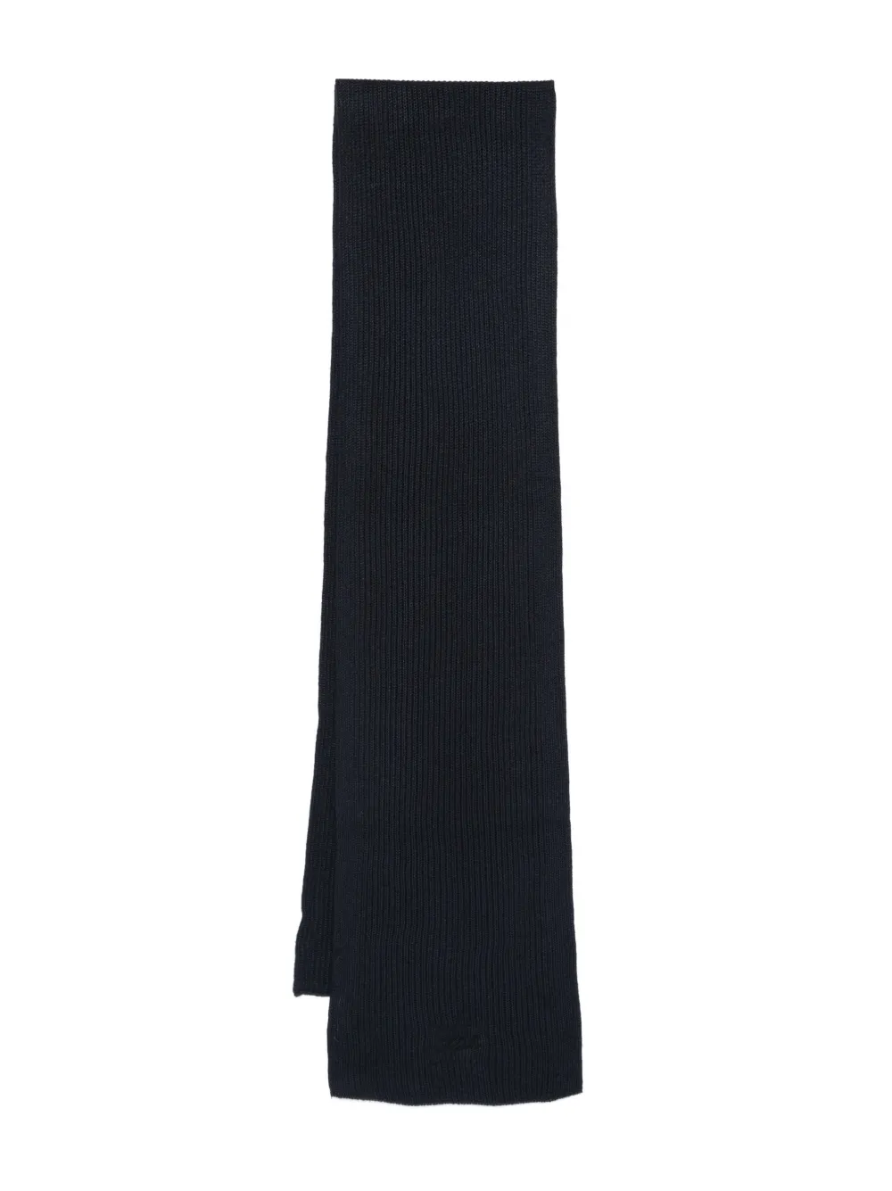 Karl Lagerfeld Logo-embroidered Scarf In Black