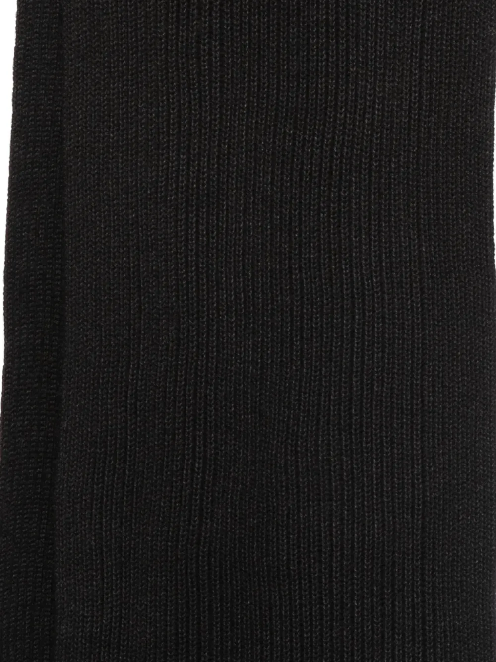 Karl Lagerfeld Logo-embroidered Scarf In Black