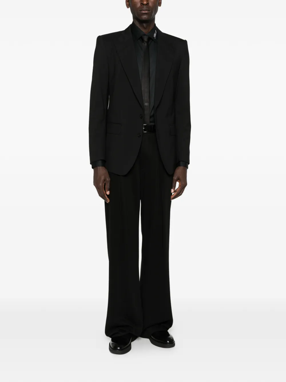 Karl Lagerfeld logo-motif shirt - Zwart