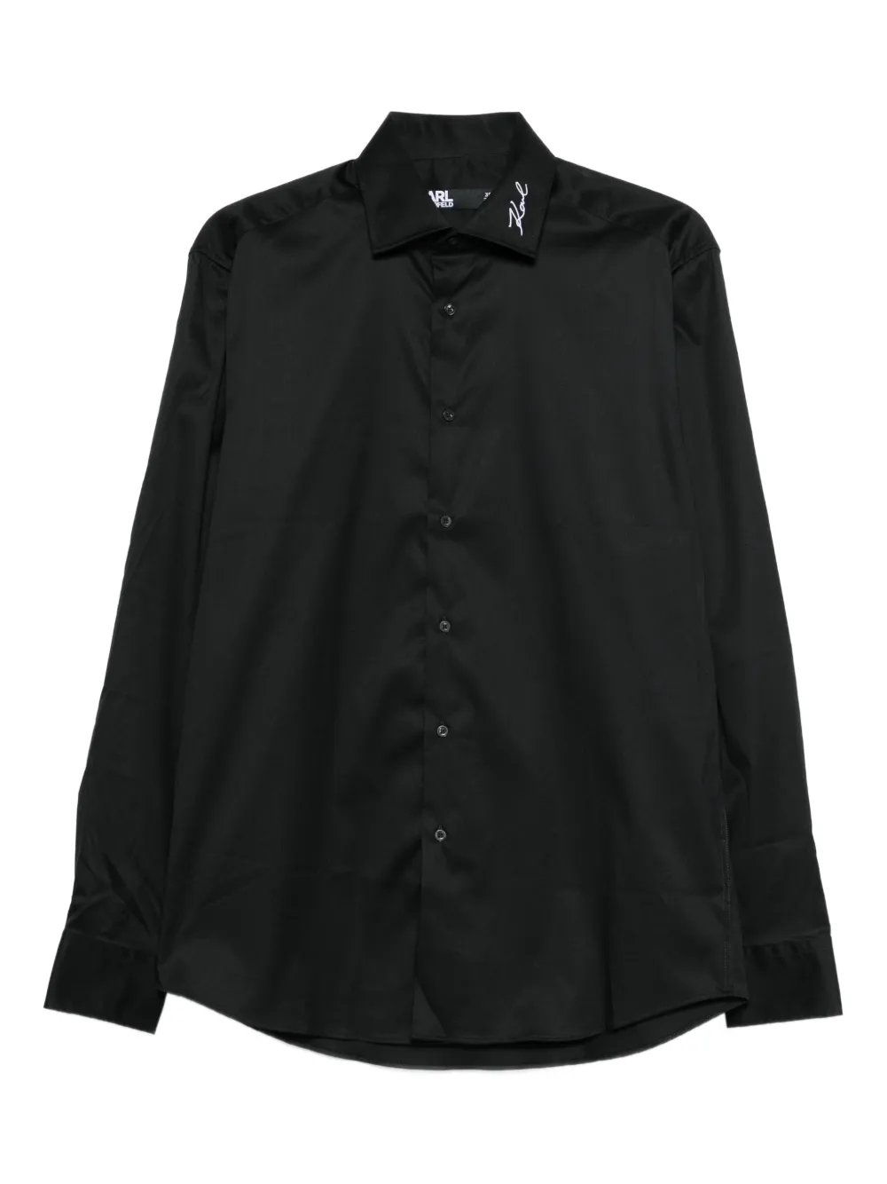 Karl Lagerfeld logo-motif shirt - Nero