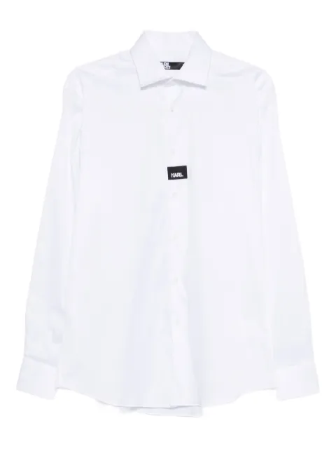 Karl Lagerfeld logo-motif shirt