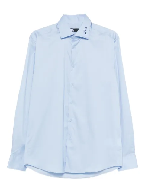 Karl Lagerfeld Camisa com logo bordado