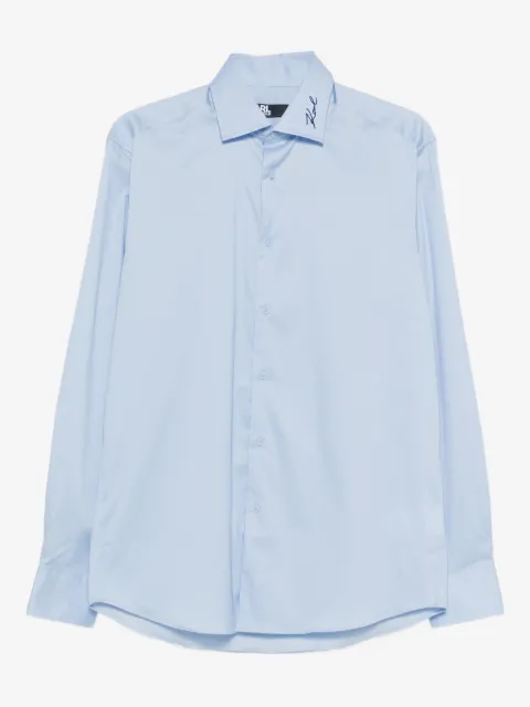 Karl Lagerfeld camisa con logo bordado