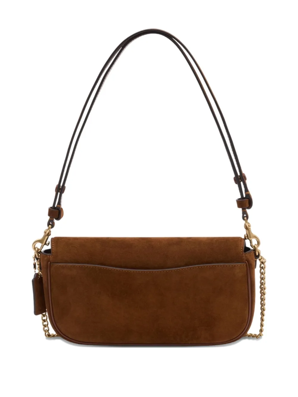 Coach Brook chain-detail shoulder bag - Bruin