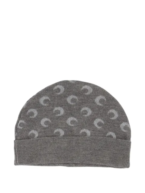 Marine Serre moon-print beanie hat