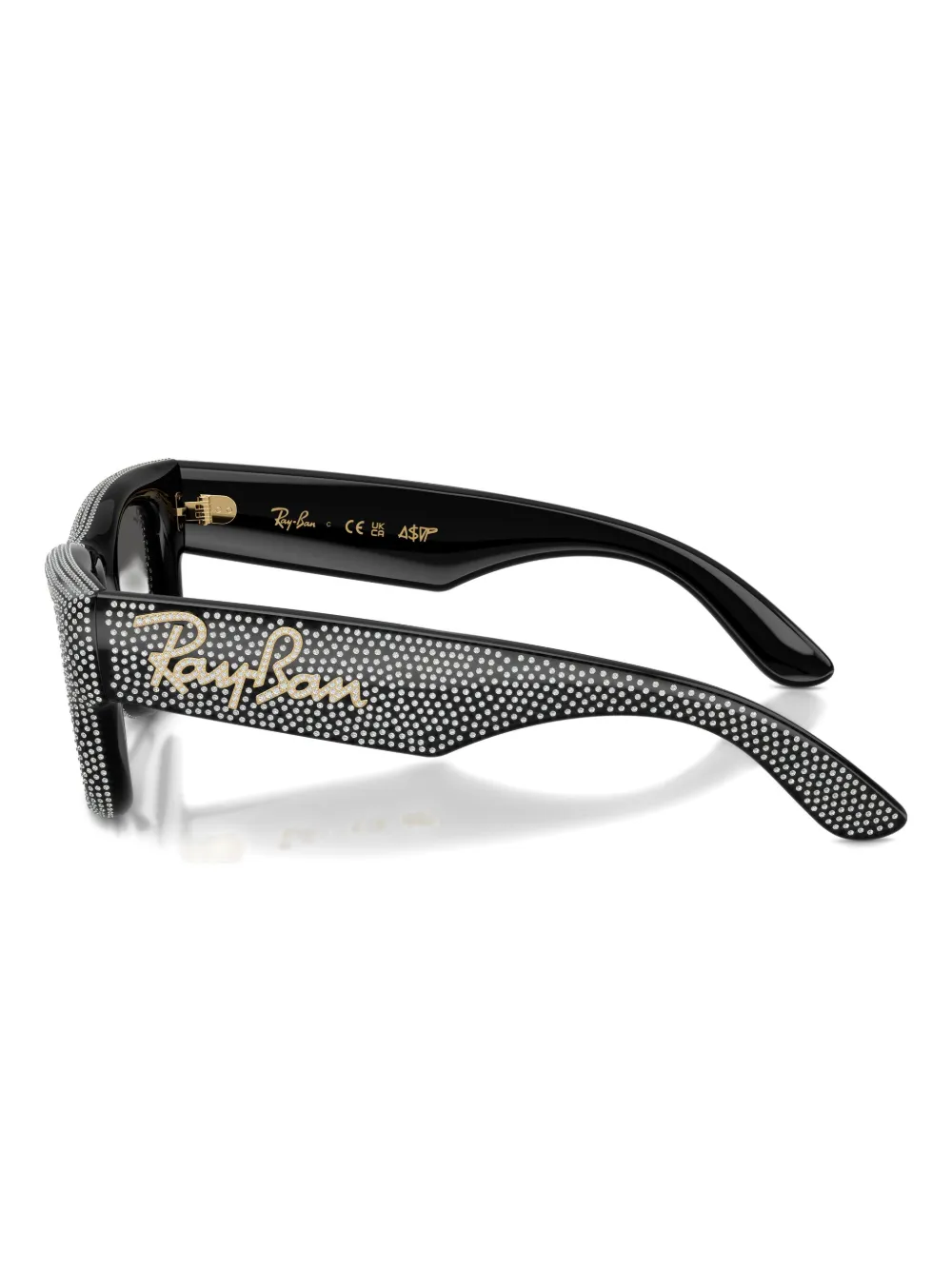 Ray Ban Square-frame Sunglasses In Metallic