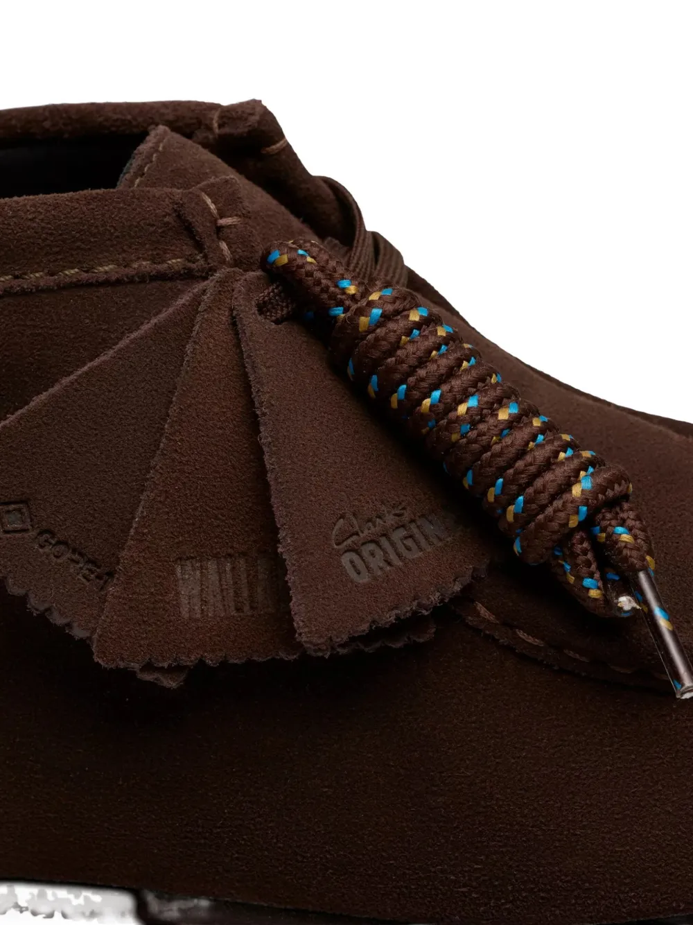 Clarks Originals Suède veterlaarzen Bruin