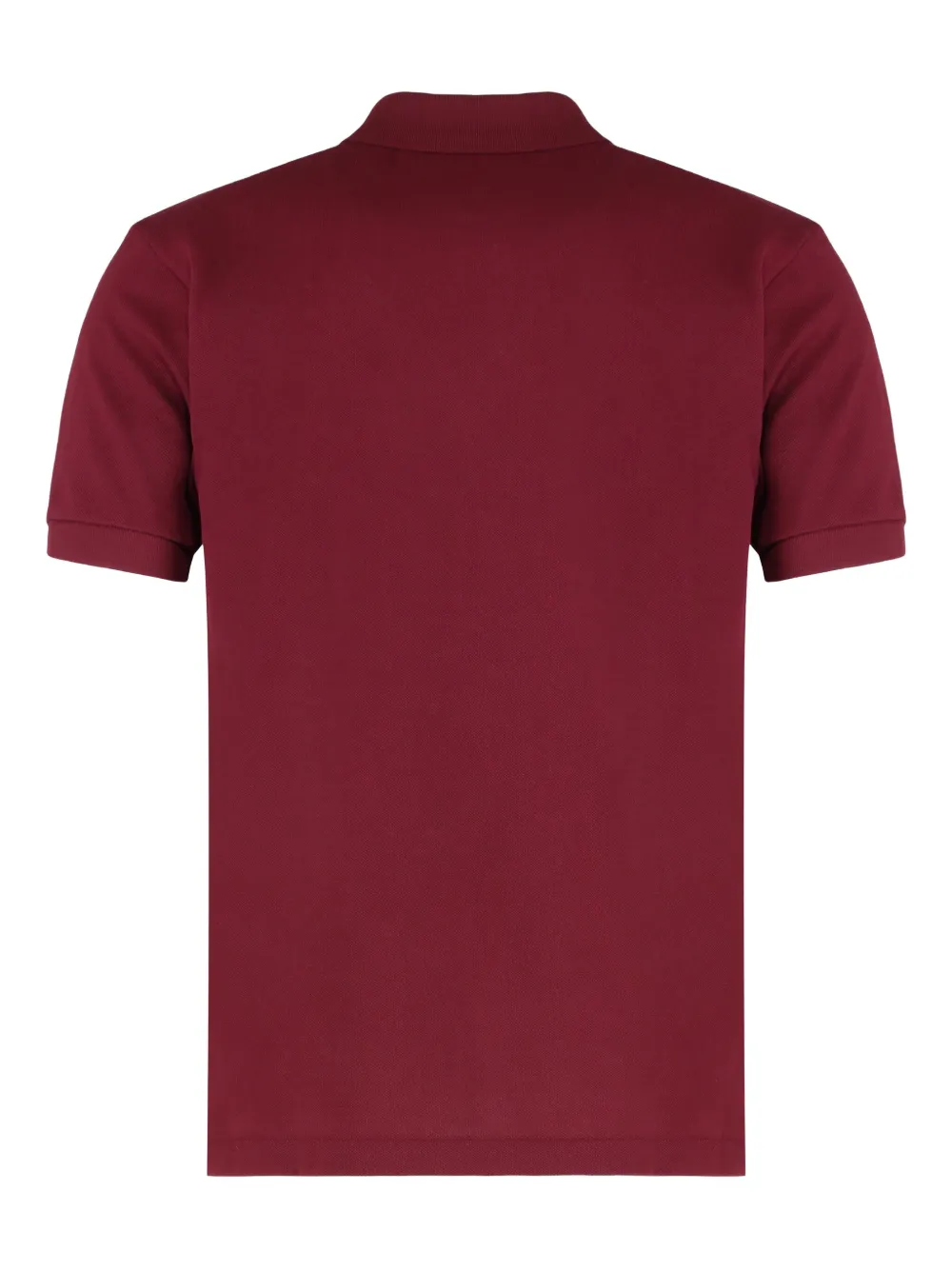 Comme Des Garçons Play Piqué poloshirt met applicatie - Rood