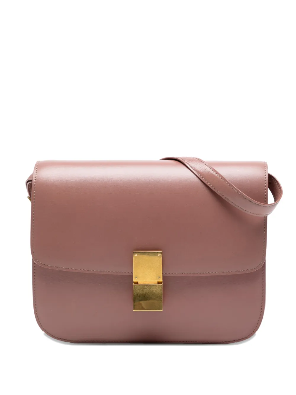 Celine Pre-Owned Borsa a tracolla Classic Box in pelle di vitello media 2019 - Rosa