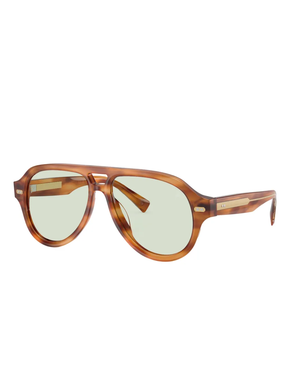 Brunello Cucinelli pilot-frame sunglasses | Brown | Image 1