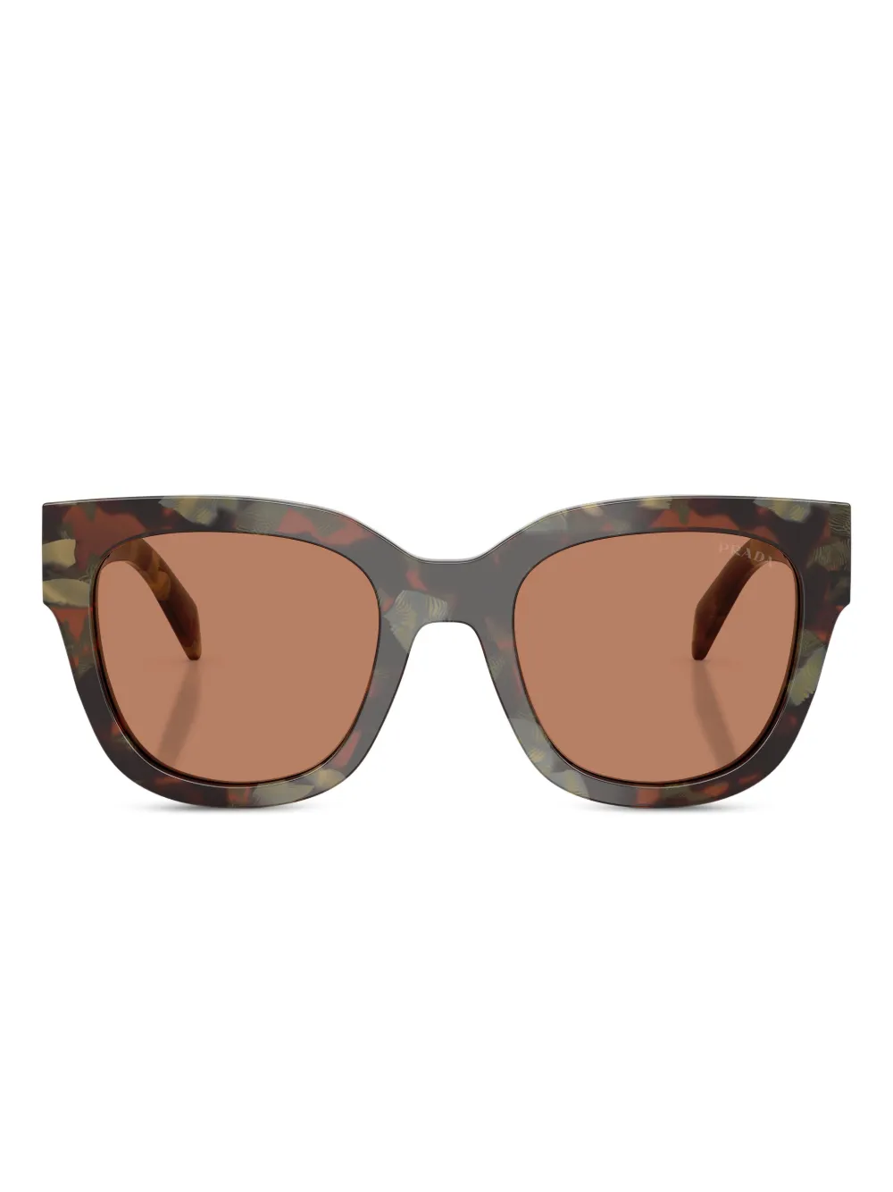 Prada Eyewear cat-eye-frame sunglasses | Brown | Image 1