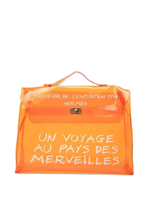 Hermès Pre-Owned bolsa de mano Vinyl Souvenir De L Exposition Kelly 1998
